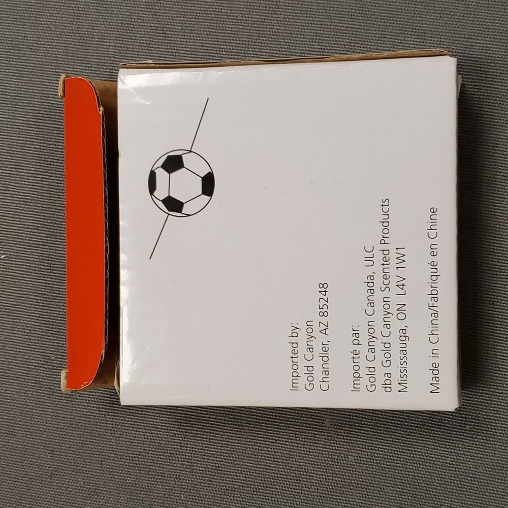Soccer Ball Magnatie from Gold‎ Canyon Wood, 48" jute twine
